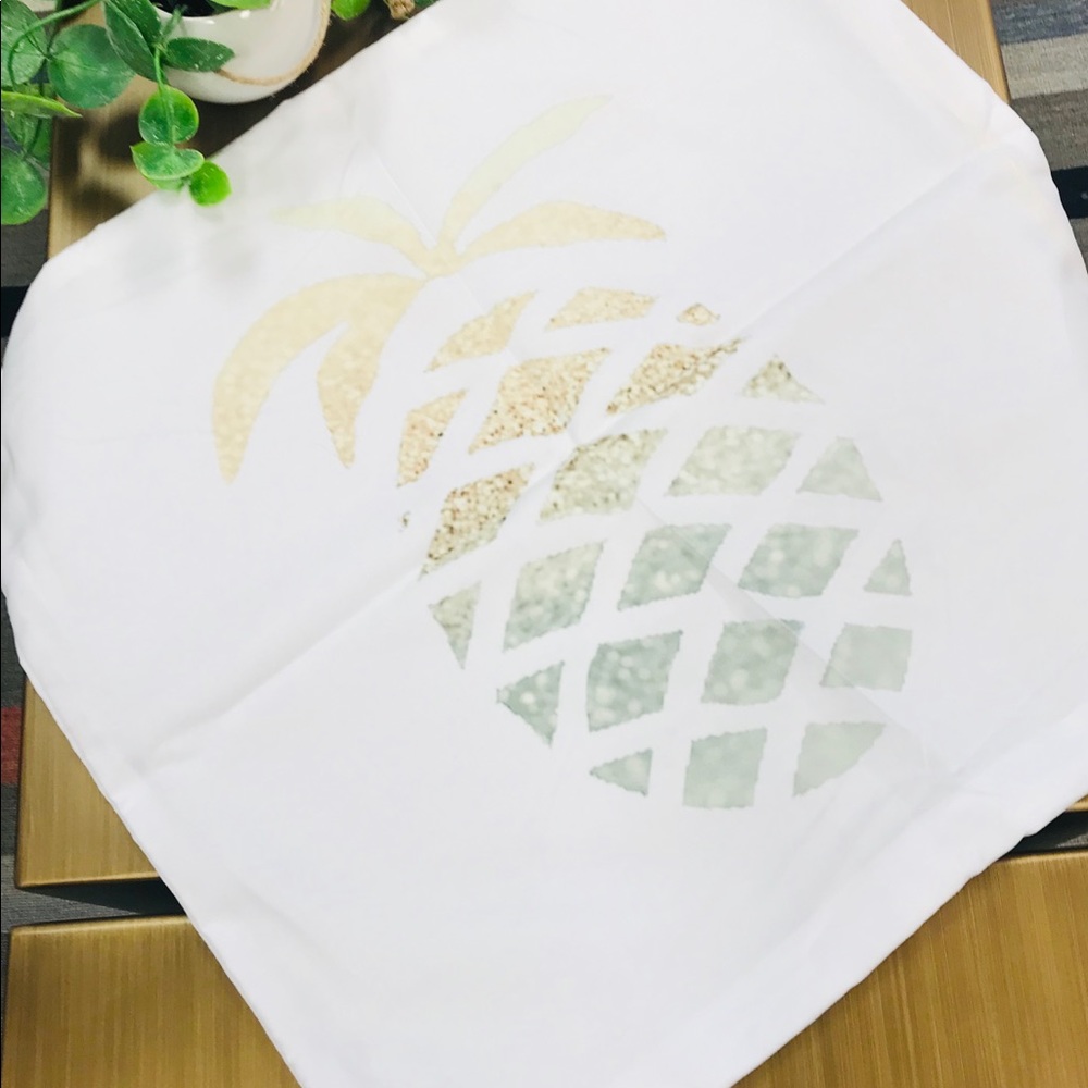 5 for $20! Pineapple Throw Pillow Cover